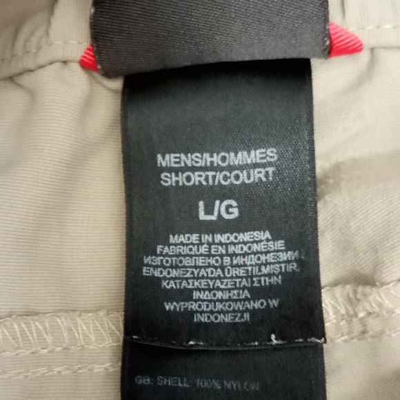 The North Face Khaki Mens Convertible Pants into Shorts size Large - Picture 9 of 12